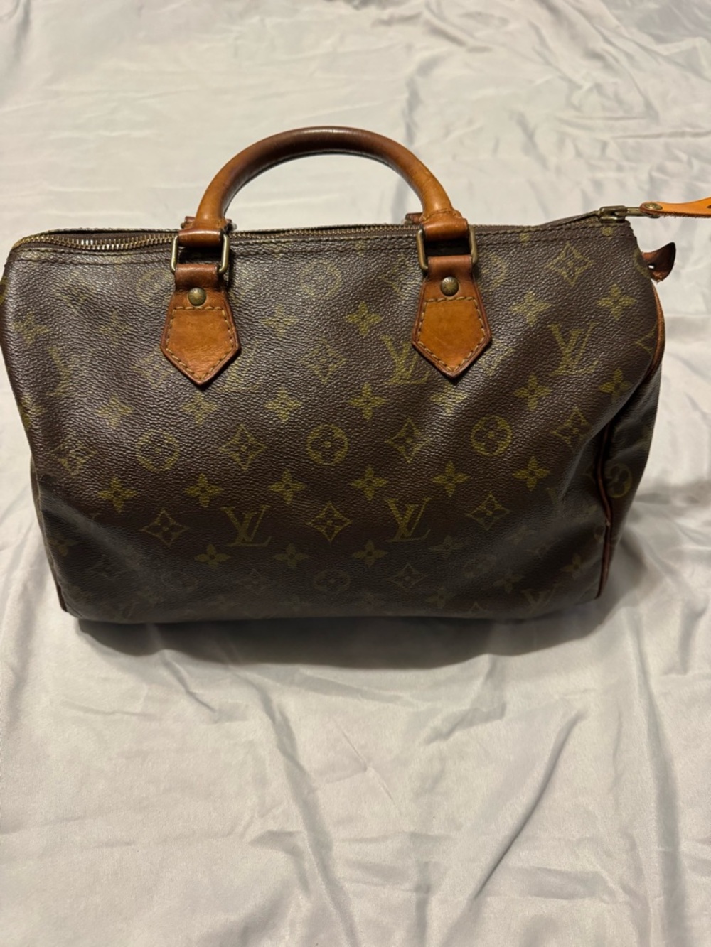 Louis Vuitton Brown Monogram Canvas Speedy - Vintage (date code 093) - Picture 9 of 13